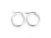 Tortite cercei otel inoxidabil 304 hoop 23x20mm (2buc)