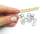 Zale otel inoxidabil 10mm, grosime 1.5mm (50buc)