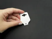 Cartonas suport bratari si coliere alb (10buc)