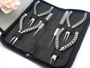 Set clesti bijuterii zebra