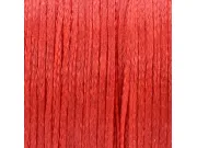 Rola ata cerata plata micro macrame 0.80mm rosu (100m)