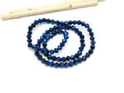 Margele cristal biconic electroplacat 4mm albastru inchis metalic (sirag)