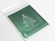 Pungi celofan autoadezive de craciun 13x10cm brad (10buc)