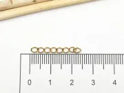 Prelungitor lant otel inoxidabil auriu lungime 2.5cm