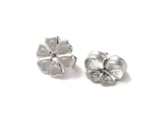Opritor cercei otel inoxidabil floare 10x10mm (2buc)