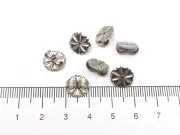 Opritor cercei otel inoxidabil floare 10x10mm (2buc)