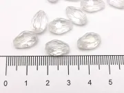 Cristal picatura 11x8mm transparent AB (1buc)