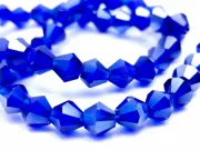 Margele cristal biconic 6mm blue lustered (sirag)