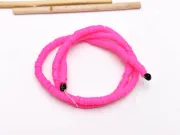 Sirag margele fimo 4x1mm roz neon
