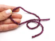 Sirag jad 4mm magenta inchis