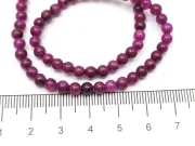 Sirag jad 4mm magenta inchis