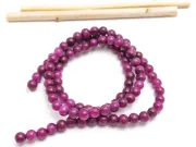 Sirag jad 4mm magenta inchis