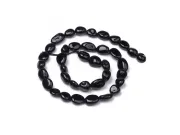 Sirag turmalina neagra nugget rotunjit 8~10x8~9x5.5~6mm