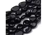 Sirag turmalina neagra nugget rotunjit 8~10x8~9x5.5~6mm