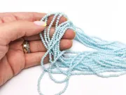 Margele cristal rondel 3x2mm azurin opac lustered (sirag)