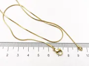 Lant otel inoxidabil 304 auriu placat IP cu inchizatoare 40cm