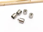 Capat de snur otel inoxidabil 10x7mm, interior 6mm