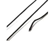 Rola snur nylon pentru bratari grosime 0.8mm negru (90m)