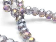 Margele cristal rondel fatetat 4x3mm indigo AB (sirag)