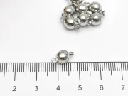 Inchizatoare magnetica 11x6mm argintiu inchis