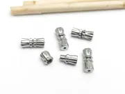 Inchizatoare cu filet 12x4mm argintiu inchis