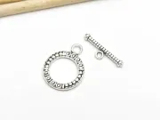 Inchizatoare toggle 21x16mm argintiu