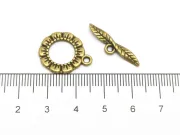 Inchizatoare toggle 19x16mm bronz