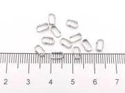 Agatatoare pandantiv otel inoxidabil 6x3x2mm (1buc)