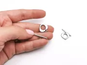 Inchizatoare toggle otel inoxidabil inima 16x16mm