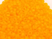 Miyuki Rocailles Rotunde 11/0 Matte Transparent Orange (10g)