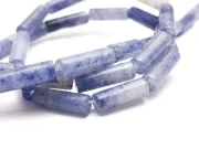Sirag aventurin albastru tub 13x4mm