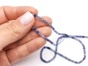Sirag aventurin albastru cub 2.5x2.5mm