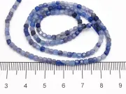 Sirag aventurin albastru cub 2.5x2.5mm