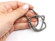 Sirag Hematit fatetat 4mm argintiu inchis