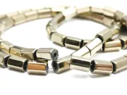 Sirag hematit tub fatetat 6x4mm auriu patinat