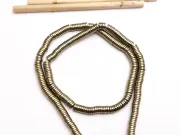Sirag hematit rondele 4x1mm auriu patinat