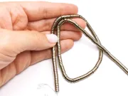 Sirag hematit rondele 4x1mm auriu patinat
