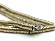 Sirag hematit rondele 4x1mm auriu patinat