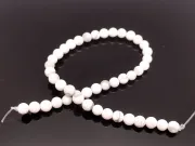 Sirag scurt howlit natural 4mm alb