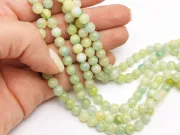 Sirag jad sfere 6mm mix verde galben