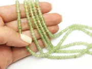 Sirag jad rondel 4x3mm verde mar