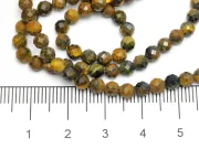 Sirag ochi de tigru microfatetat 4mm