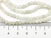 Sirag Piatra Lunii alba microfatetata 4mm