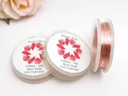 Sarma non tarnish 0.6mm rose gold (10m)