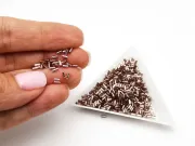 Toho bugle 3mm silver lined light amethyst (5g)