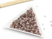 Toho bugle 3mm silver lined light amethyst (5g)