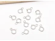 Inchizatoare rotunda Argint 925 - 7x5mm (1buc)