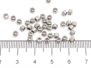 Margele otel inoxidabil cu striatii 3x2.5mm (1buc)