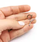 Inchizatoare toggle otel inoxidabil 13.5x11mm