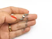 Inchizatoare otel inoxidabil cu capat de snur si prelungitor